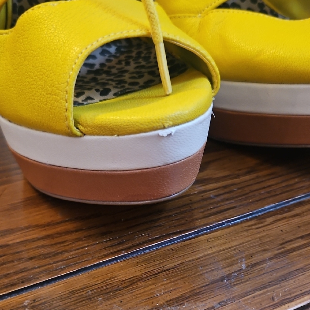 Yellow Platform Heels - Picture 8 of 9